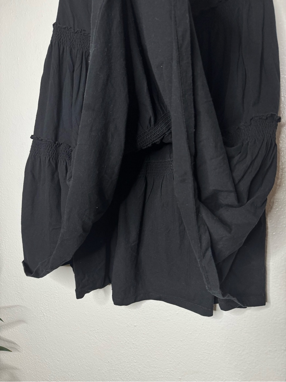 Classic Elements - Black Tiered A-Line Midi Skirt - Picture 5 of 7